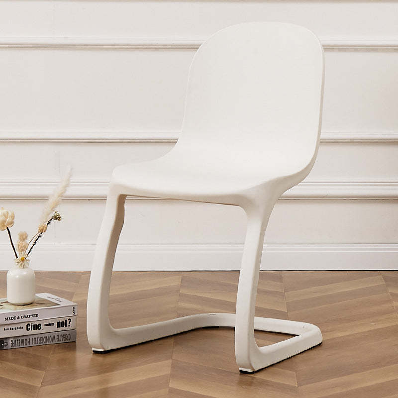 Nordic Arc Geometric Macaron Dining Chair