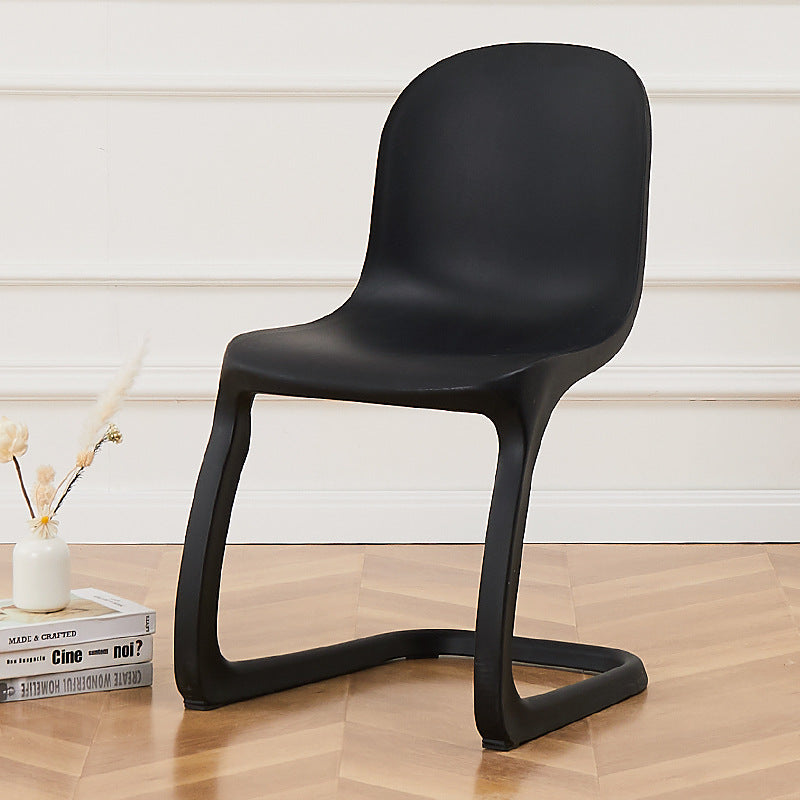 Nordic Arc Geometric Macaron Dining Chair