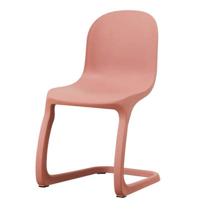 Nordic Arc Geometric Macaron Dining Chair