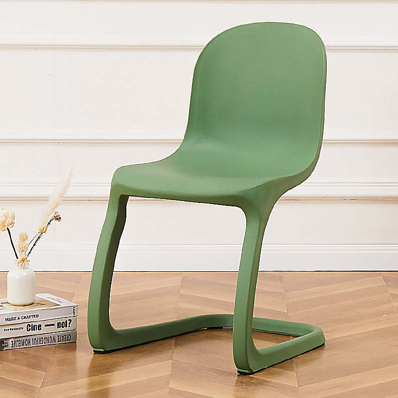 Nordic Arc Geometric Macaron Dining Chair