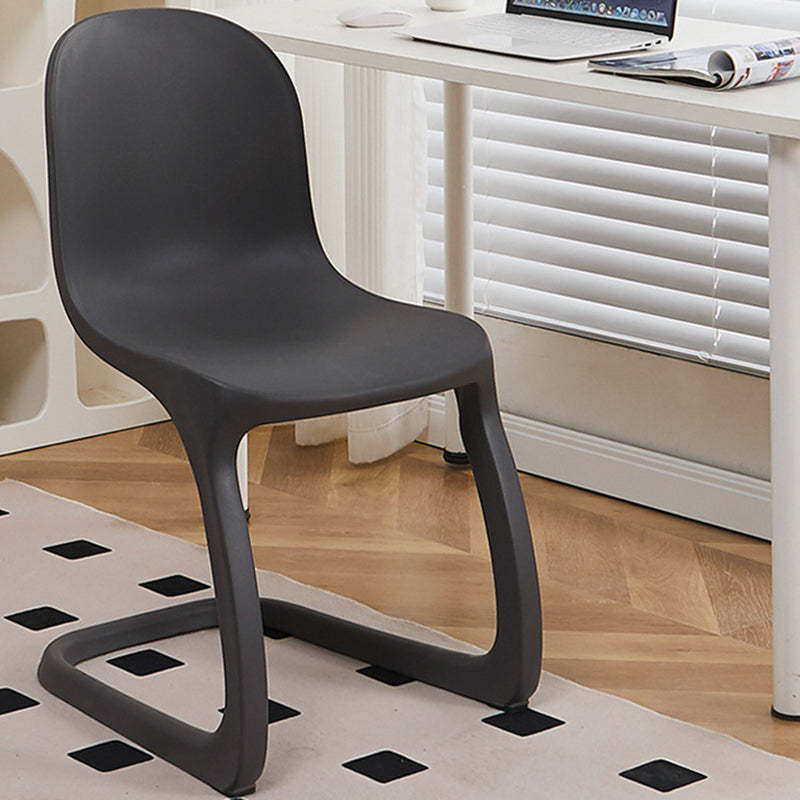 Nordic Arc Geometric Macaron Dining Chair