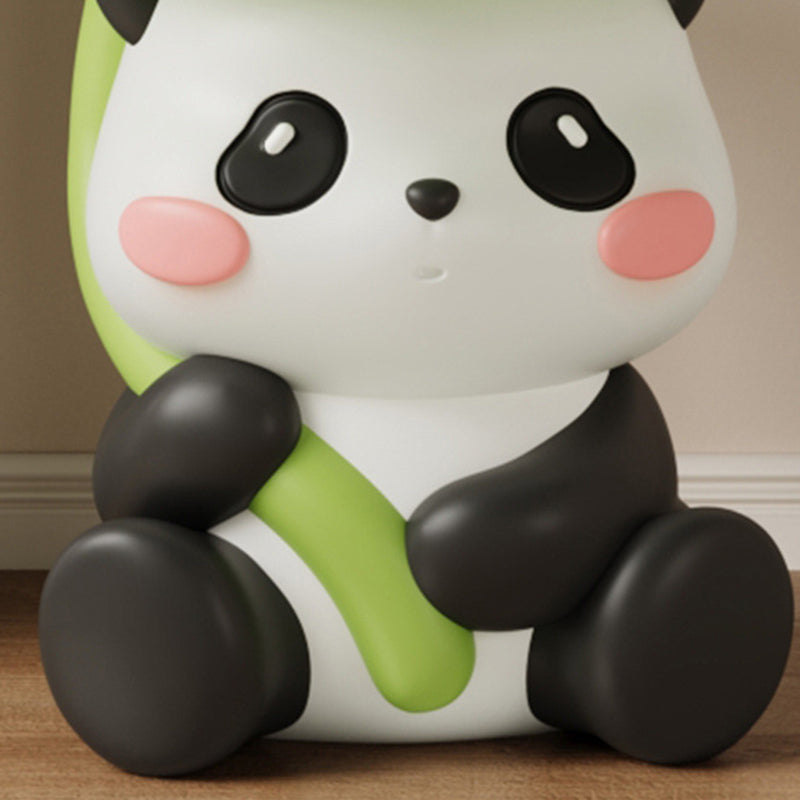 Contemporary Lotus-Leaf Panda Backless Footstool