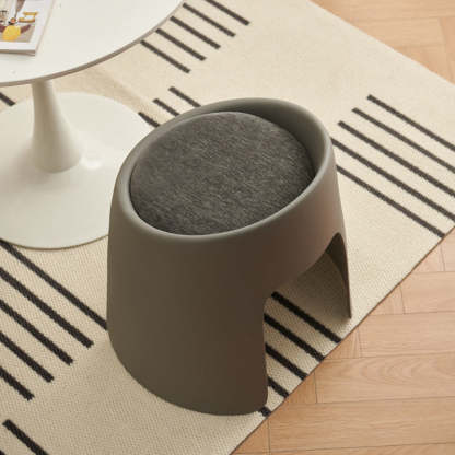 Nordic Fabric Backless Dining Chair