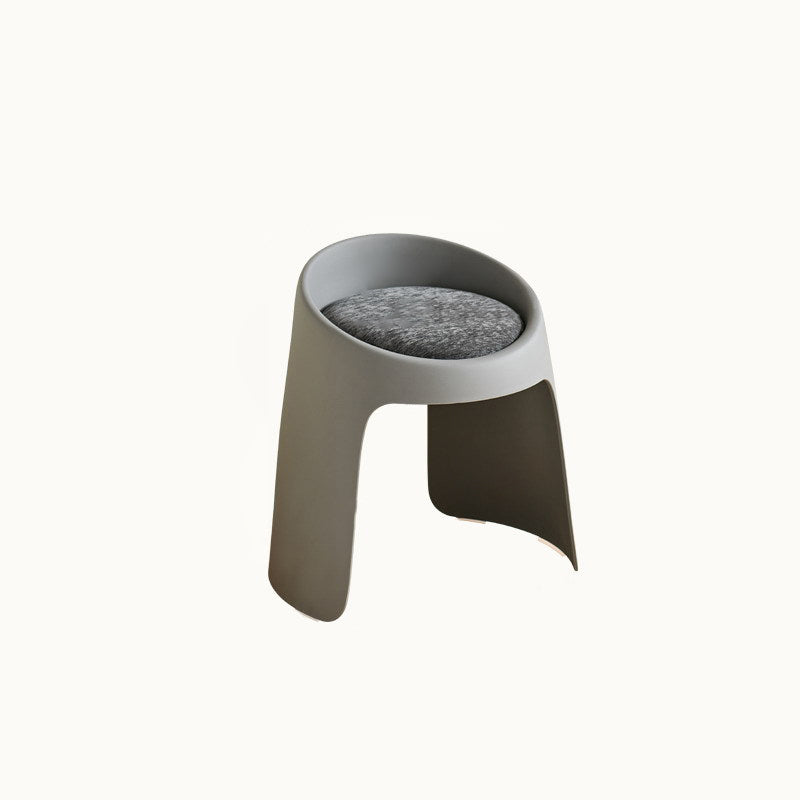 Nordic Fabric Backless Dining Chair