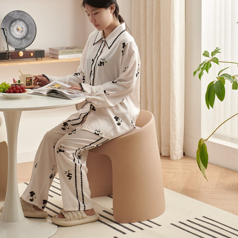 Nordic Fabric Backless Dining Chair