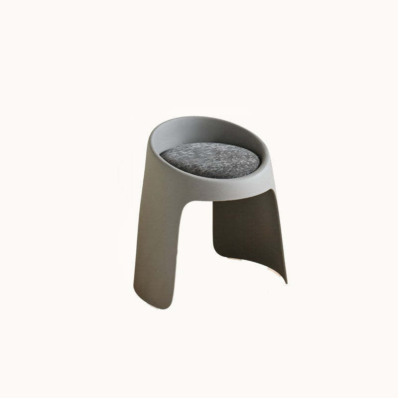 Nordic Fabric Backless Dining Chair
