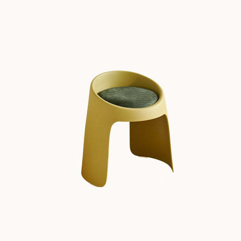 Nordic Fabric Backless Dining Chair