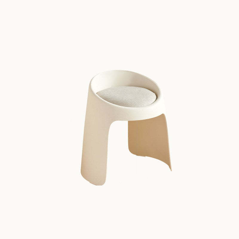 Nordic Fabric Backless Dining Chair