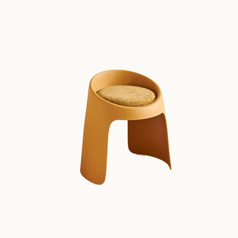 Nordic Fabric Backless Dining Chair