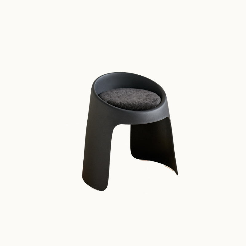 Nordic Fabric Backless Dining Chair