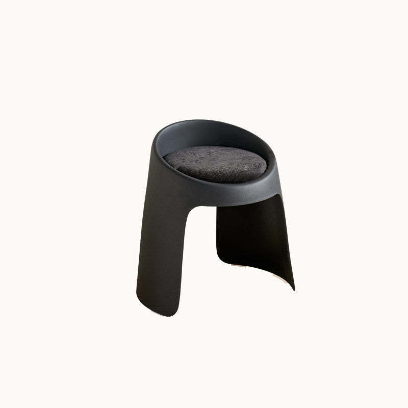 Nordic Fabric Backless Dining Chair