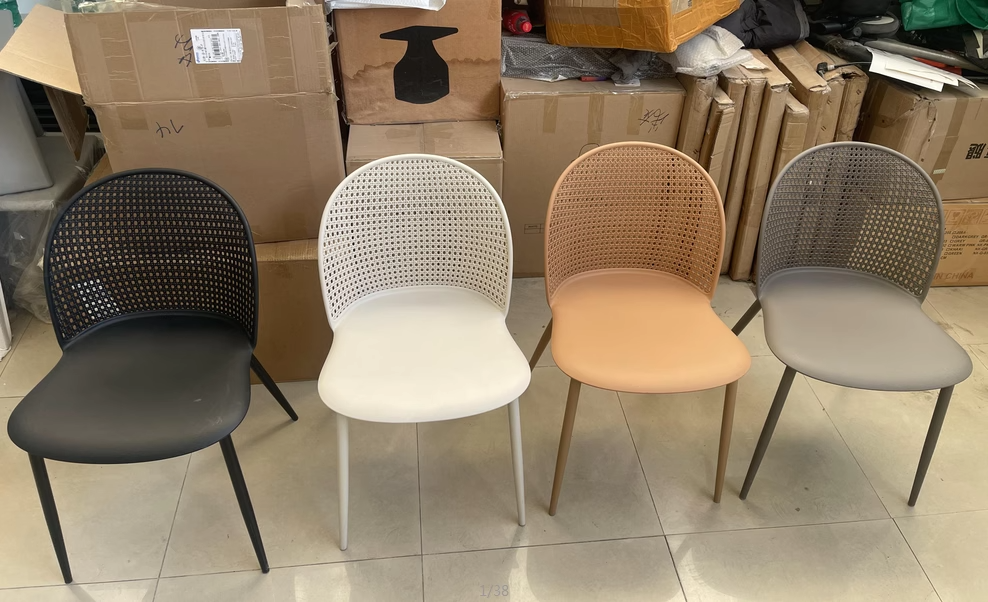 Minimalist Arc Iron Dining Chair