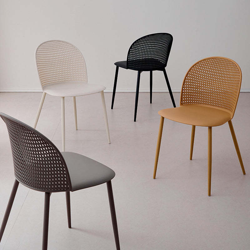 Minimalist Arc Iron Dining Chair