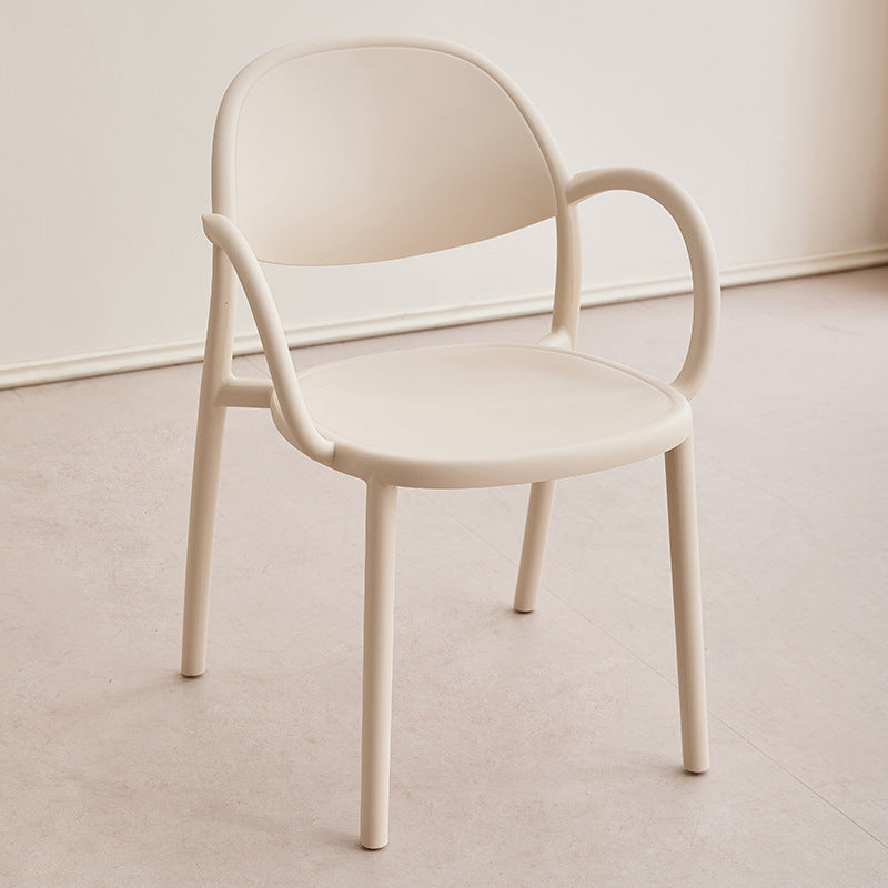 Nordic Arc Dining Chair with Armrest