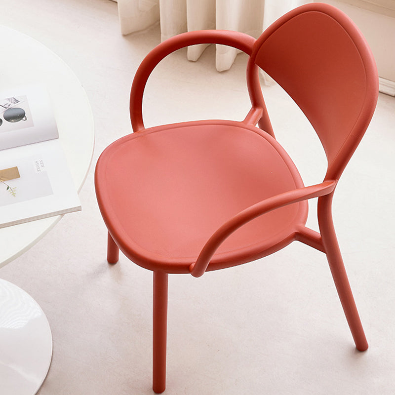 Nordic Arc Dining Chair with Armrest