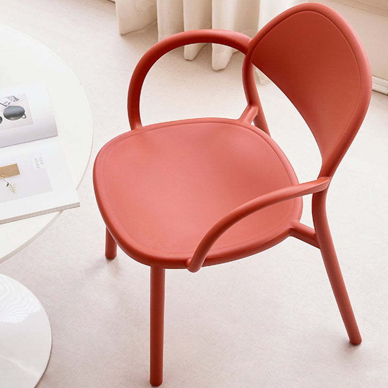 Nordic Arc Dining Chair with Armrest