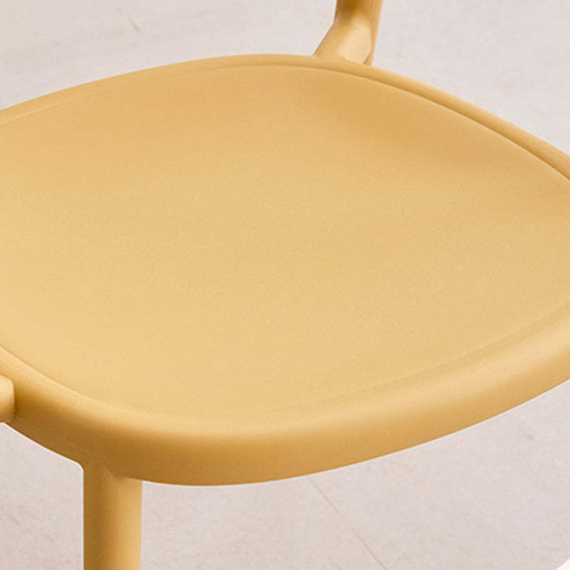 Nordic Arc Dining Chair with Armrest — Gray