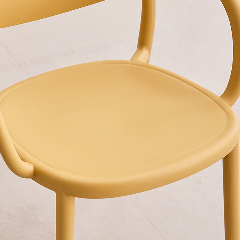 Nordic Arc Dining Chair with Armrest