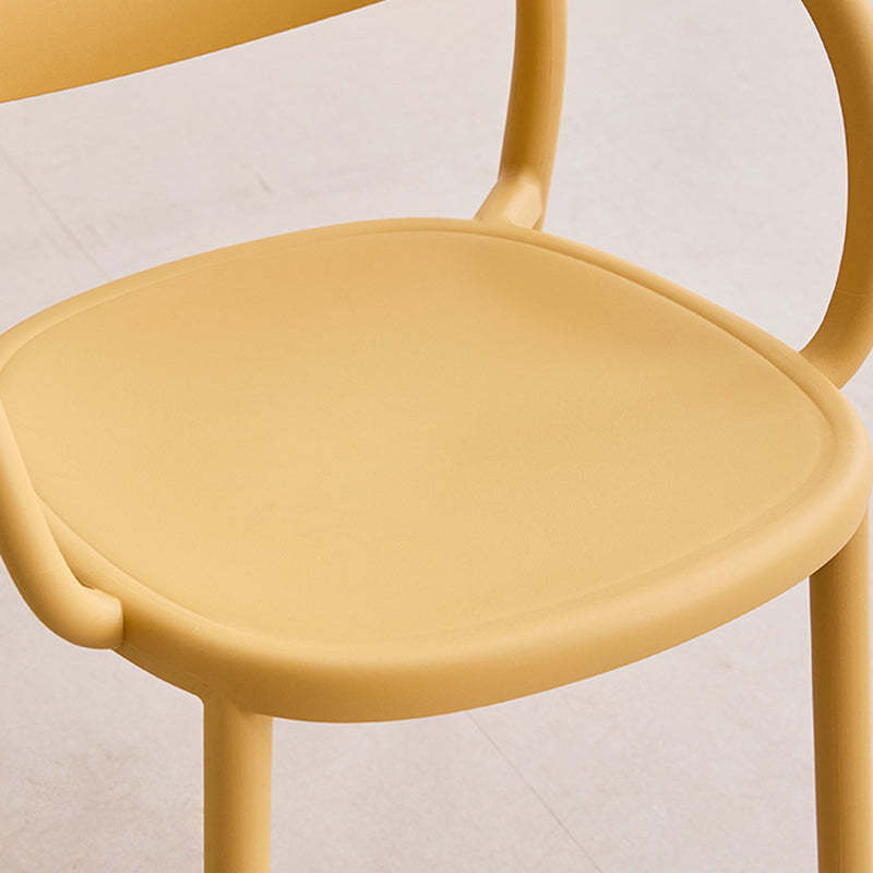 Nordic Arc Dining Chair with Armrest