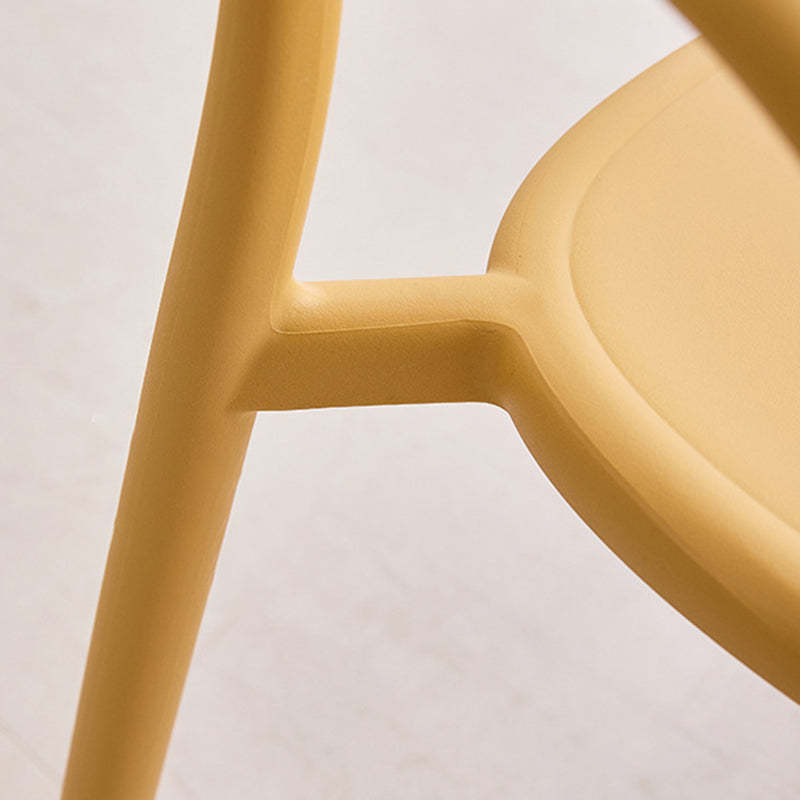 Nordic Arc Dining Chair with Armrest