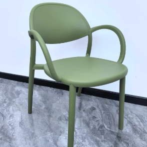 Nordic Arc Dining Chair with Armrest