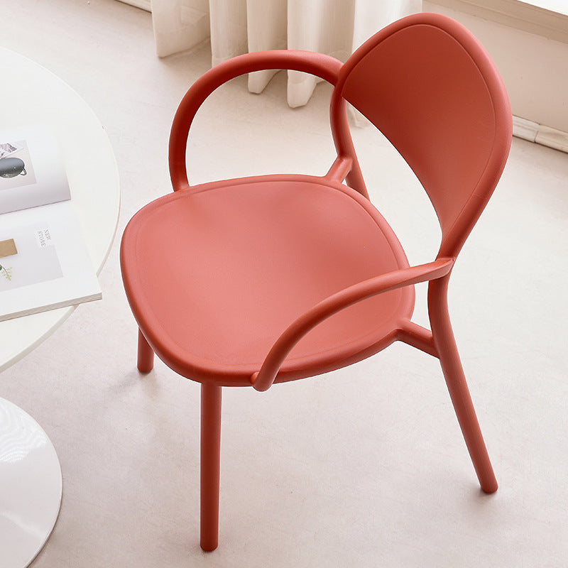 Nordic Arc Dining Chair with Armrest