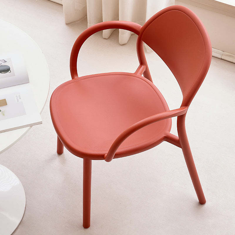 Nordic Arc Dining Chair with Armrest