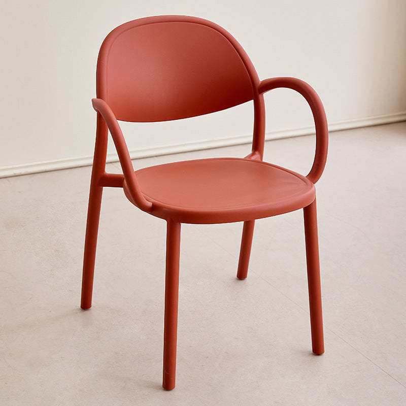 Nordic Arc Dining Chair with Armrest