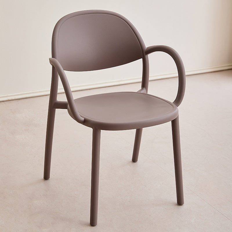 Nordic Arc Dining Chair with Armrest
