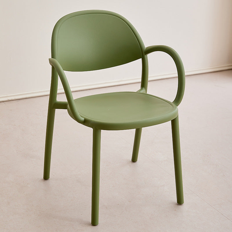 Nordic Arc Dining Chair with Armrest