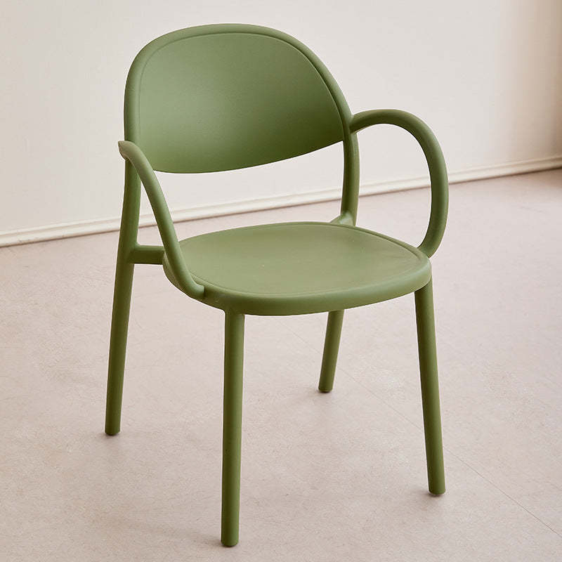 Nordic Arc Dining Chair with Armrest