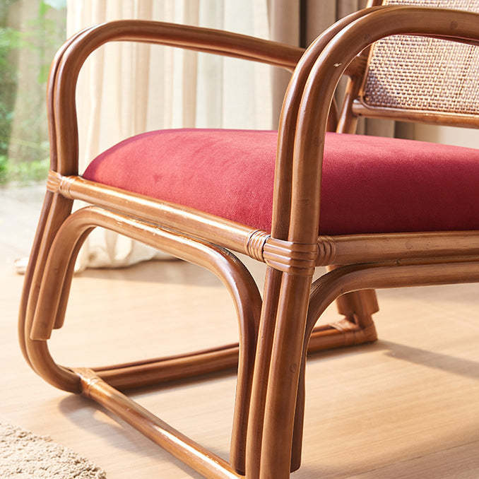 Japanese Flannelette Rattan Woven Sofa