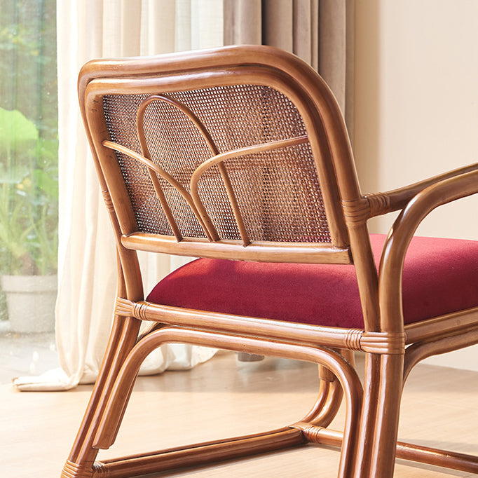 Japanese Flannelette Rattan Woven Sofa