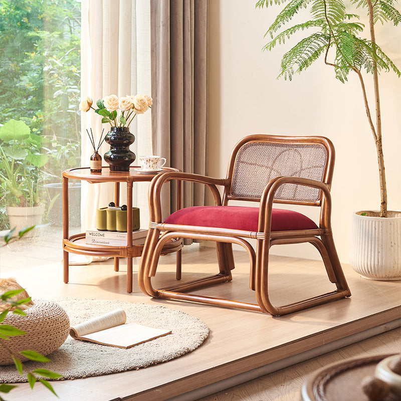 Japanese Flannelette Rattan Woven Sofa