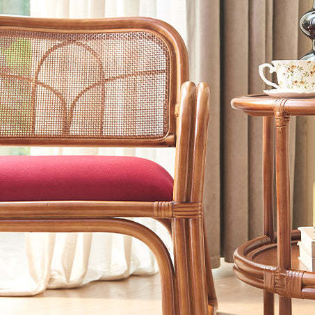 Japanese Flannelette Rattan Woven Sofa