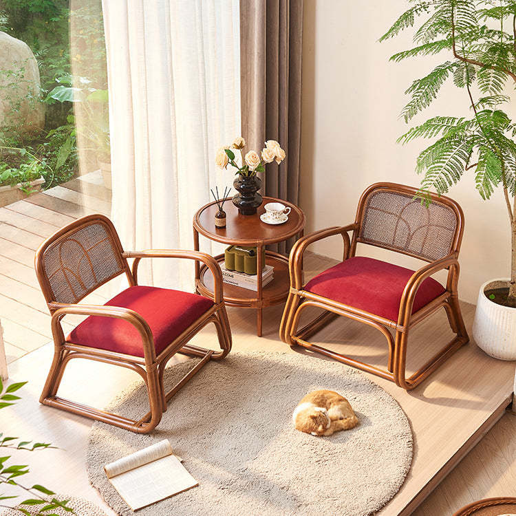 Japanese Flannelette Rattan Woven Sofa
