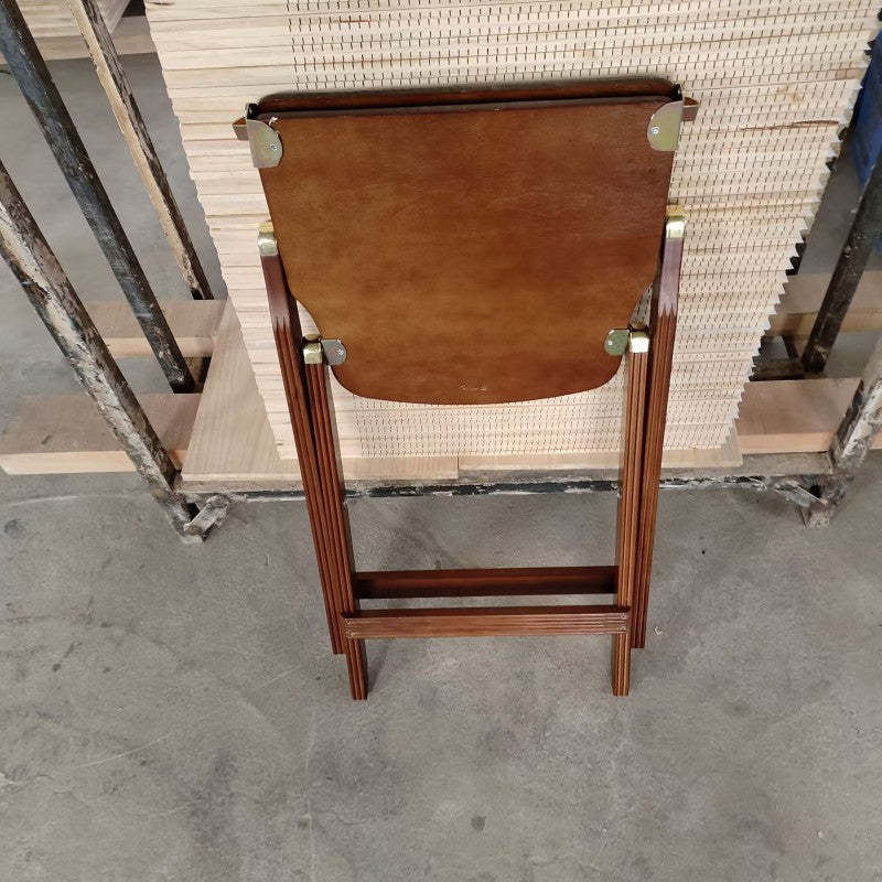 Retro Foldable Beech Wood Coffee Chair