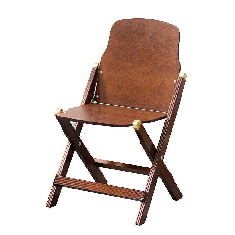 Retro Foldable Beech Wood Coffee Chair