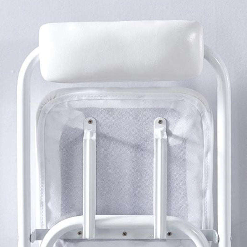 Minimalist Leather Iron Foldable Bar Stool