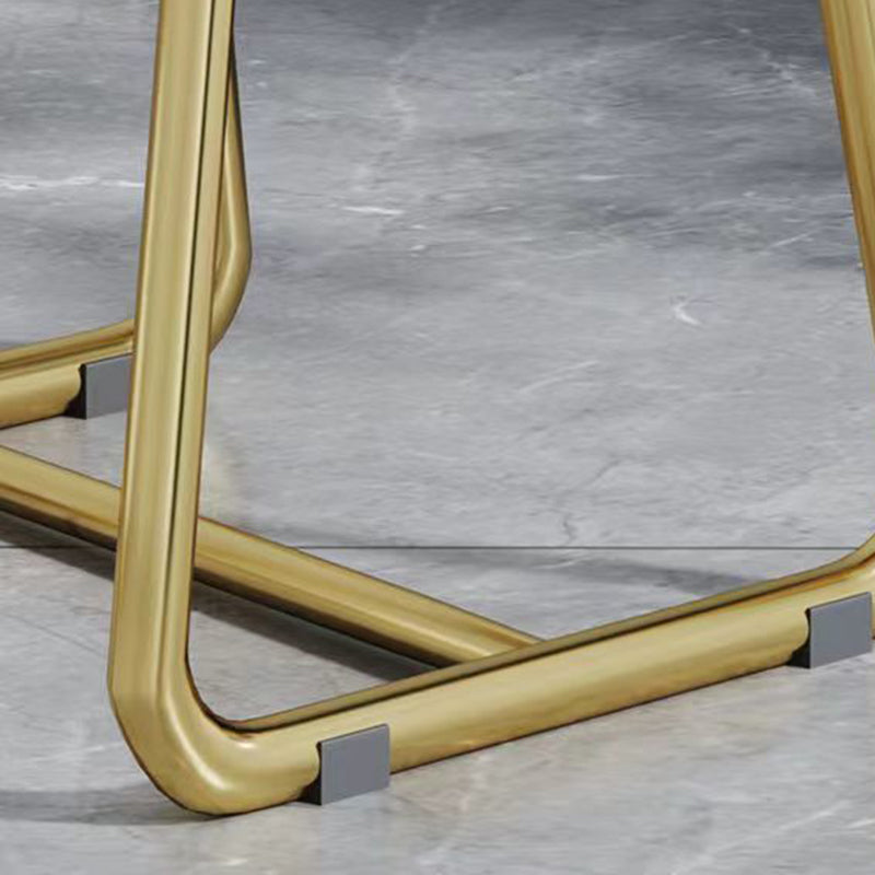 Steel Flannelette Heart Dining Chair