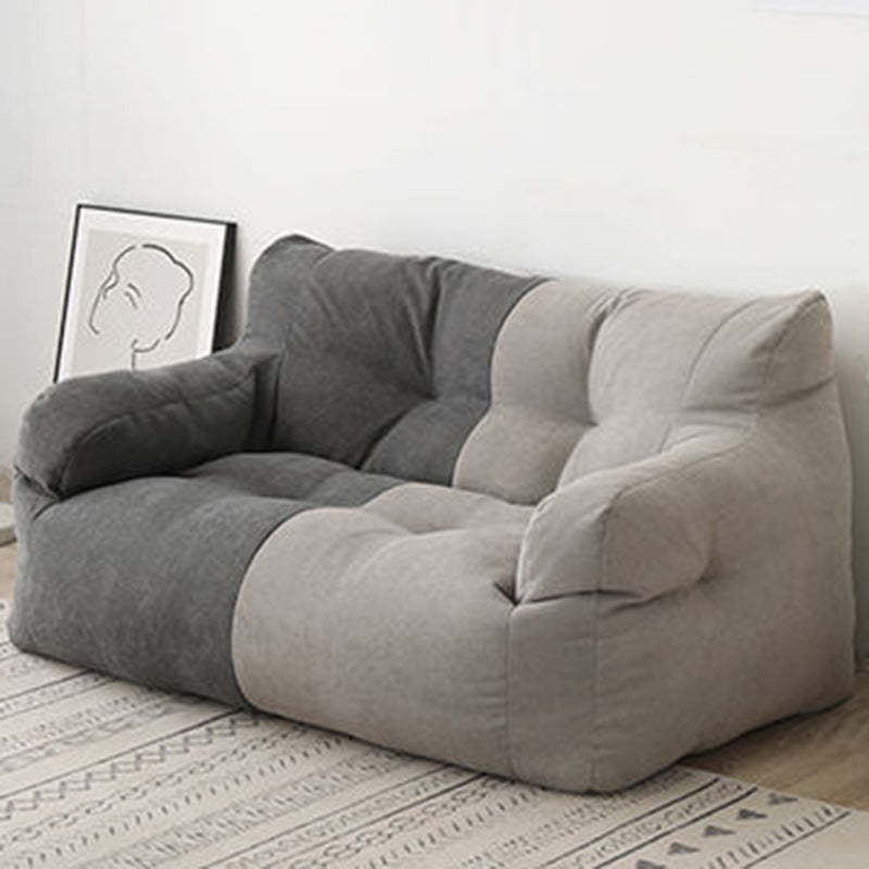 Japanese tatami sofa gray sofas, Lighom — 39.5" L x 21.5" W x 31.5" H / Black & Gray