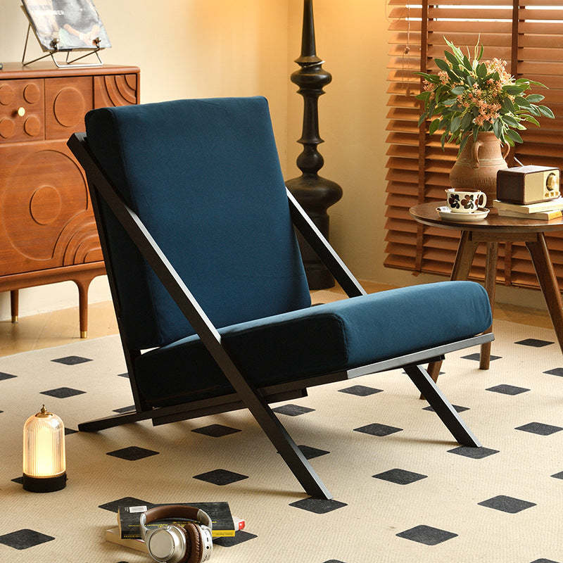 Blue nordic tilt accent chairs