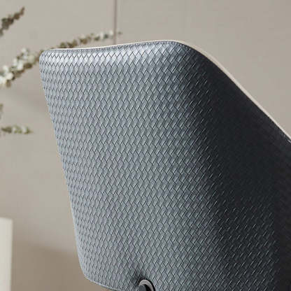Modern Leather Metal Frame Dining Chair