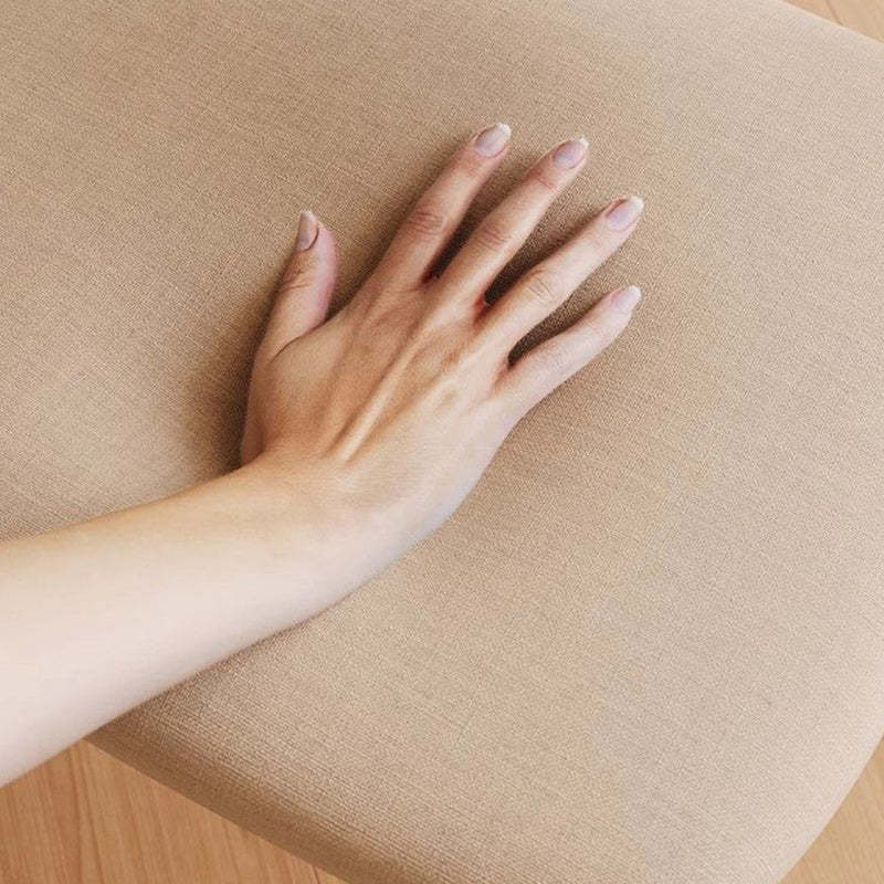 Minimalist Upholstered Solid Wood Dining Chair