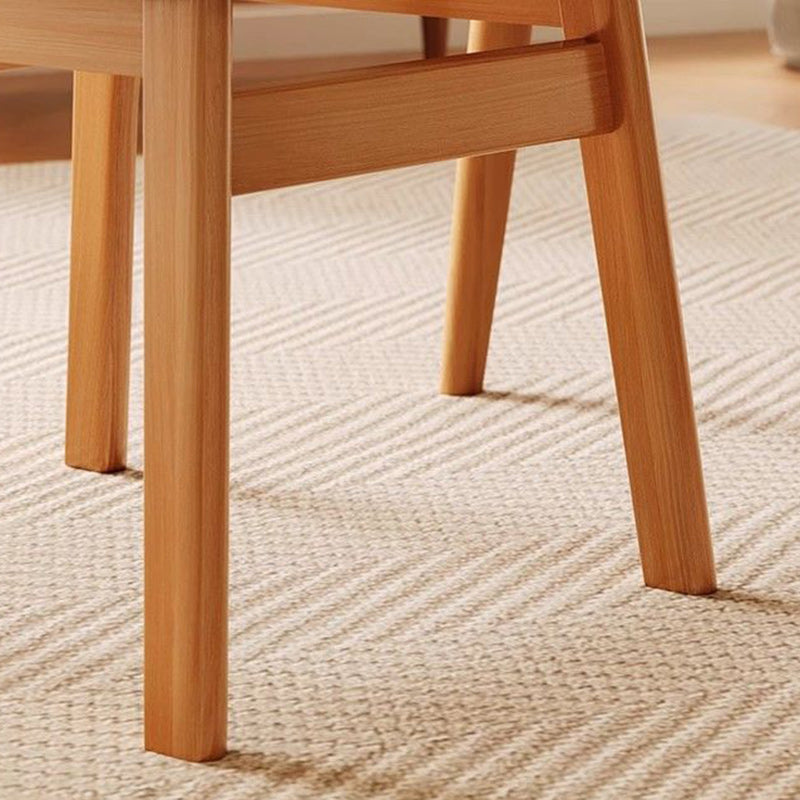 Minimalist Upholstered Solid Wood Dining Chair