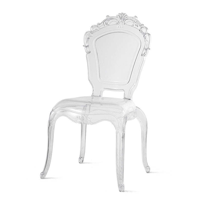 Minimalist Wedding Carved Acrylic Dining Chair