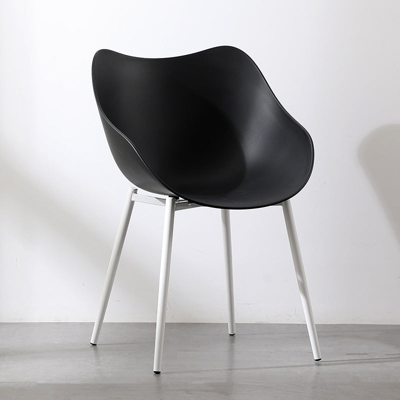 Nordic Curved Iron Armchair