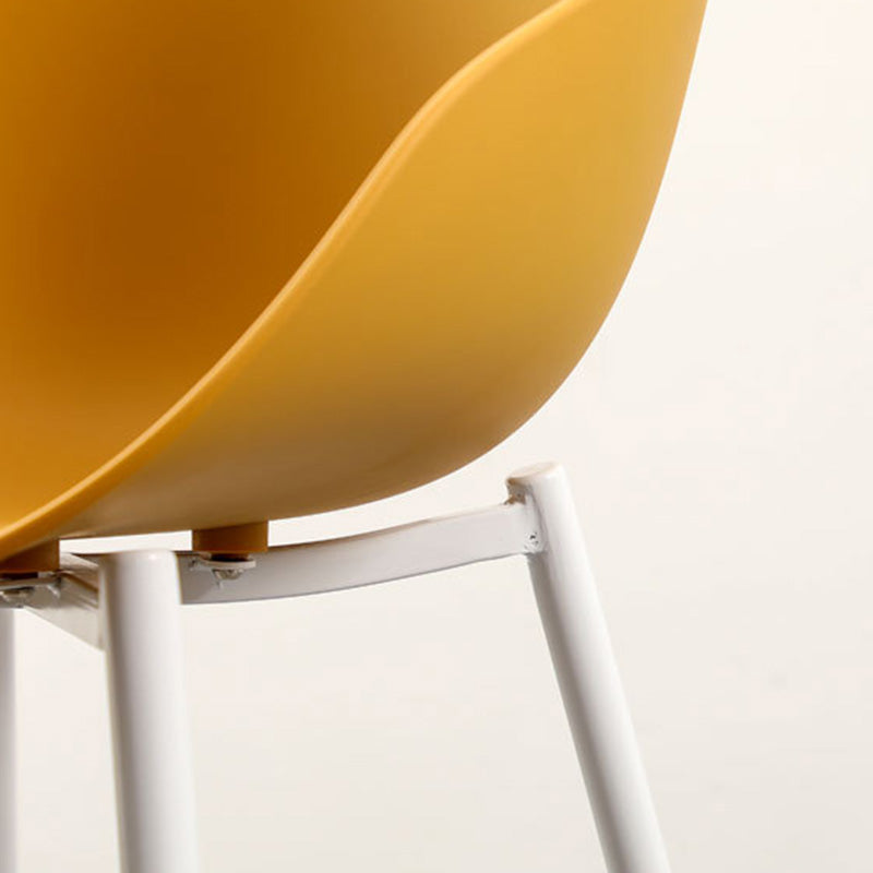Nordic Curved Iron Armchair