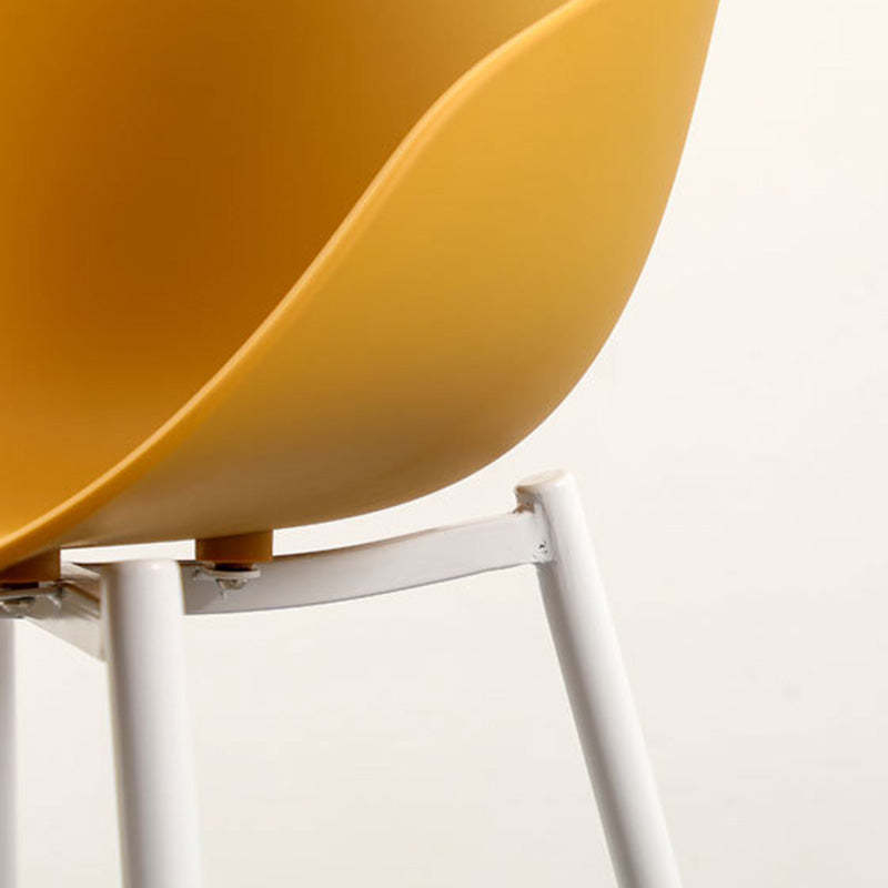 Nordic Curved Iron Armchair