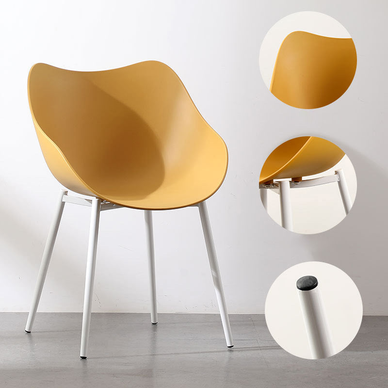 Nordic Curved Iron Armchair